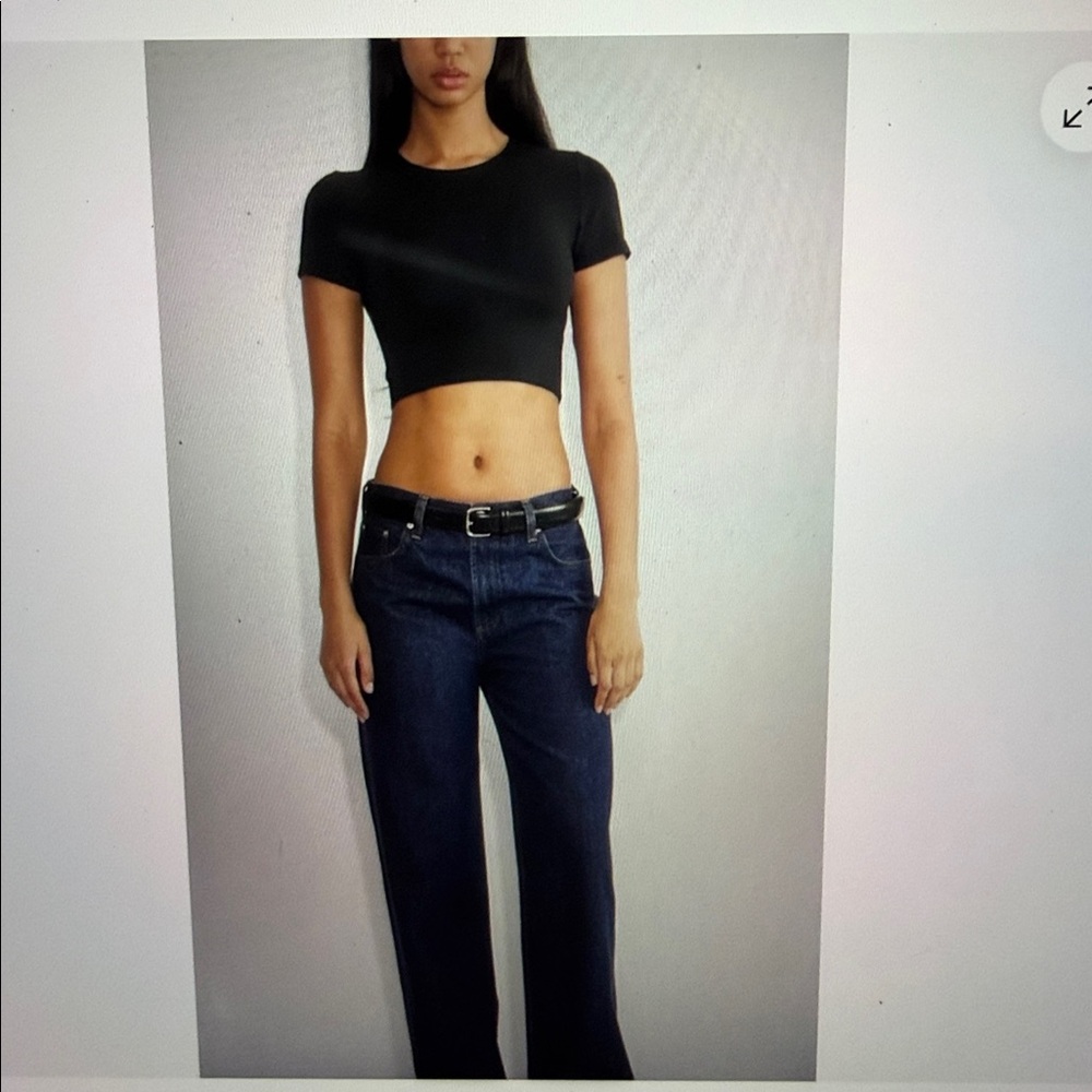 Babaton Contour Classic Black Crop Top